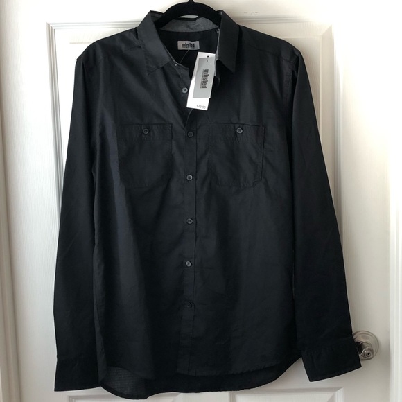 Unlisted by Kenneth Cole Other - Men’s Unlisted Black Long Sleeve Button Shirt
